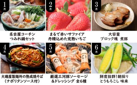 【全12回】厳選！季節を彩る旬のバラエティ定期便　H028-079