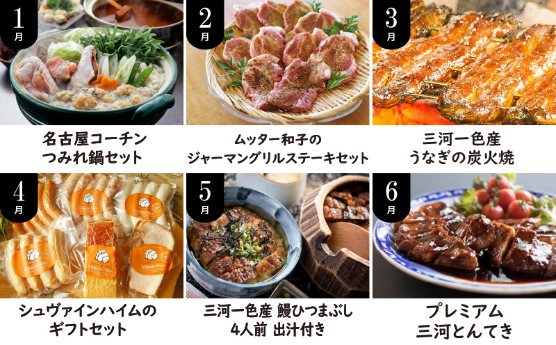 【全12回】厳選！うなぎとお肉の定期便(毎月お届け）H028-076