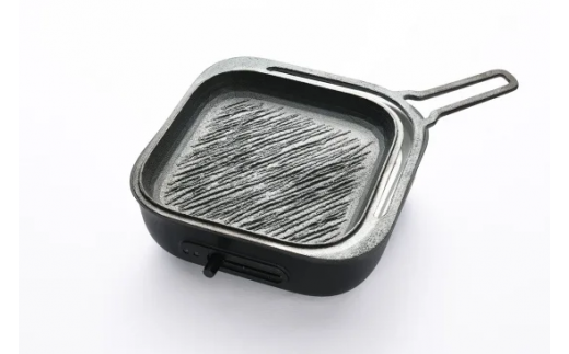 〈カンブリア宮殿で紹介されました！〉 おもいのフライパン スクエア 電気卓上コンロ 頂-ITADAKI-セット ドウシシャVer. 【目指したのは いつでも変わらない極上の焼き加減】 H051-232