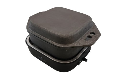 〈カンブリア宮殿で紹介されました！〉おいしい肉と米を食べたい方、必見！【卓上で極上の肉と米】 おもいの深鍋スクエア 電気卓上コンロ フルセット ２WAY調理器 おもいのフライパン スクエア H051-244