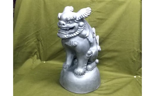 伝統工芸士の鬼師が作る 『シーサー 大サイズ 2体 』 狛犬 獅子 1対 開運 魔除 三州鬼瓦 工芸品 H064-031