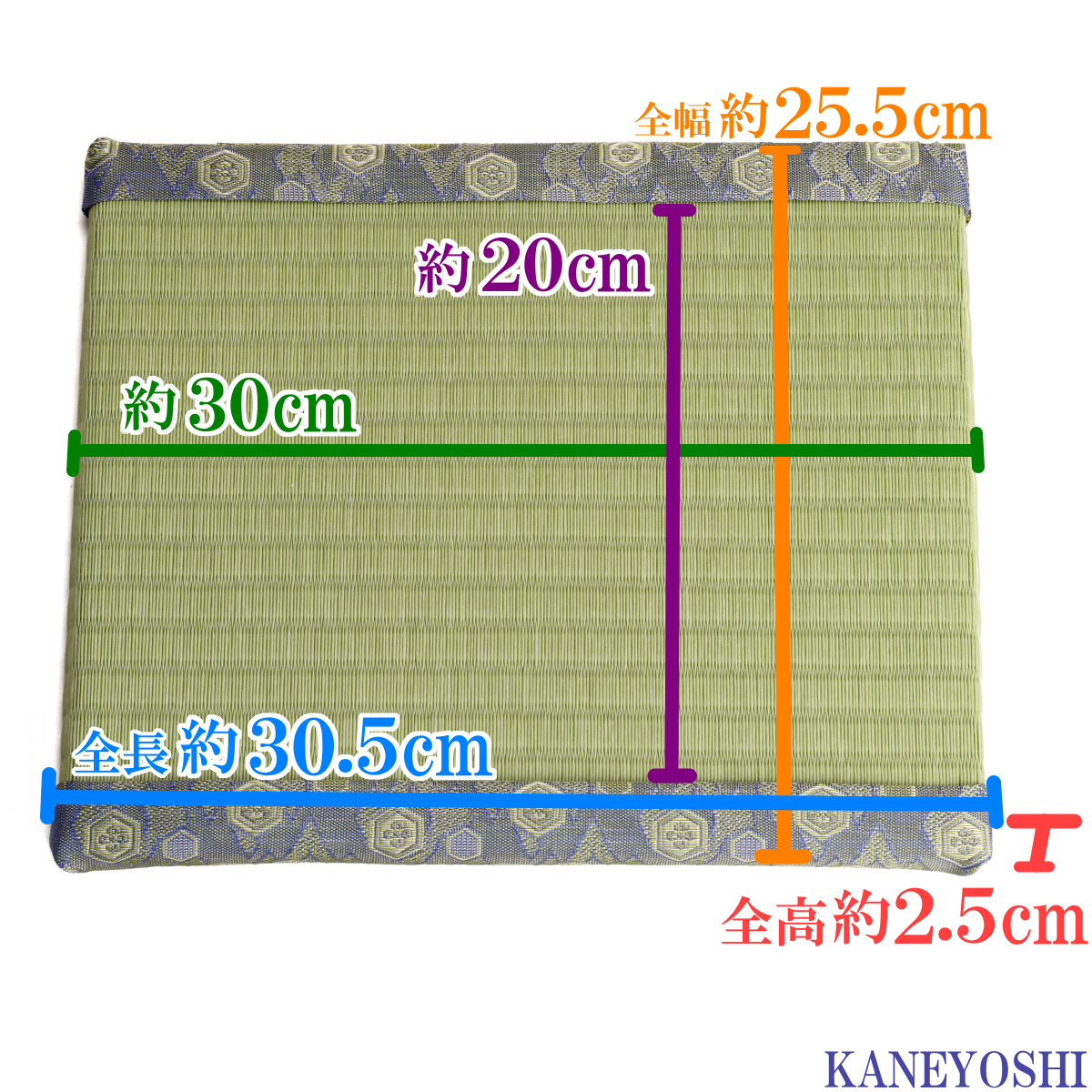 ミニたたみ（長角大） 畳 小型 花台 展示用畳 長方形 おしゃれ 長角 大 置物 小畳 いぐさ風 ミニ畳 置き イ草 H100-096