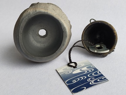 静かな音の【鬼瓦風鈴】　H104-028