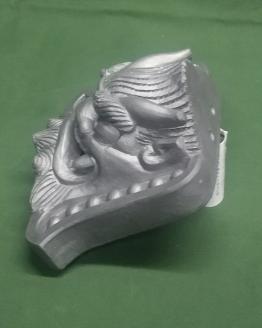 伝統工芸士の鬼師が作る守護鬼瓦シリーズ 疫病退散 守護鬼面 4寸(12cm)　H064-022