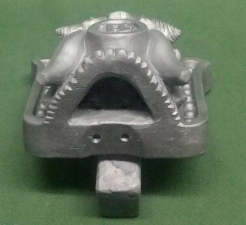 伝統工芸士の鬼師が作る守護鬼瓦シリーズ 守護鬼面(知恩院 隅鬼型)　H064-025