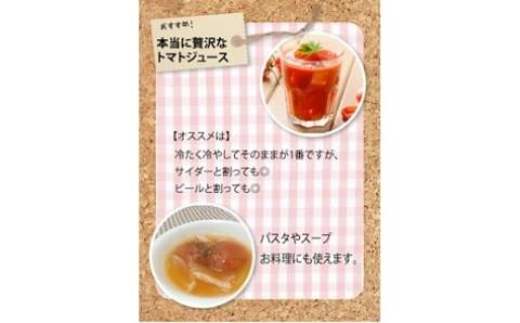 トマト100%無塩・無添加　本当に贅沢なトマトジュース 720ml×2本 H004-154