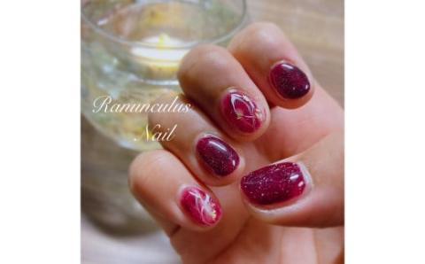 ジェルネイル ハンドorフット　利用券（１名様１回分）ネイル リラクゼーション サロン プライベート　H178-005