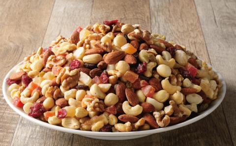 【ドライフルーツ入り】無塩のミックスナッツ4種 1.2kg　H059-146