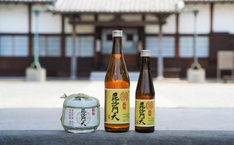 清酒曻勢 "毘沙門天" 300ml【願掛け用絵馬付き】日本酒 二合瓶 兵庫県産山田錦 純米　H020-018