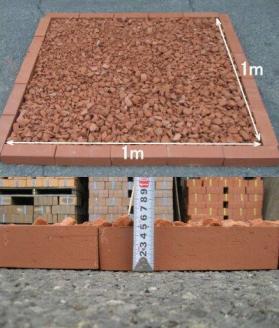 クラッシュブリック　レッド20kg H032-061