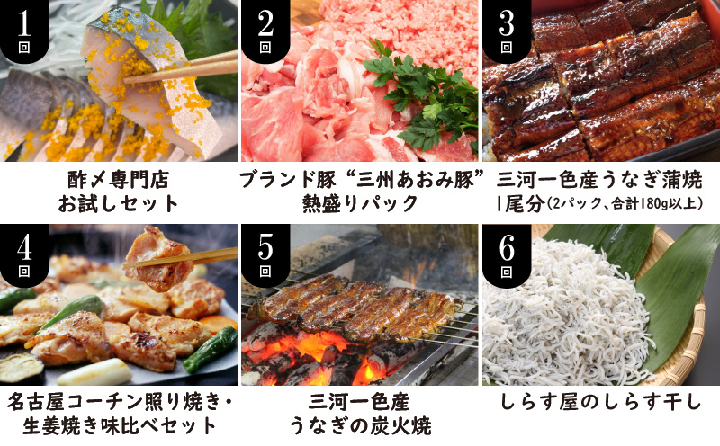 【お試し】お肉・海鮮　定期便（全6回お届け） H028-075