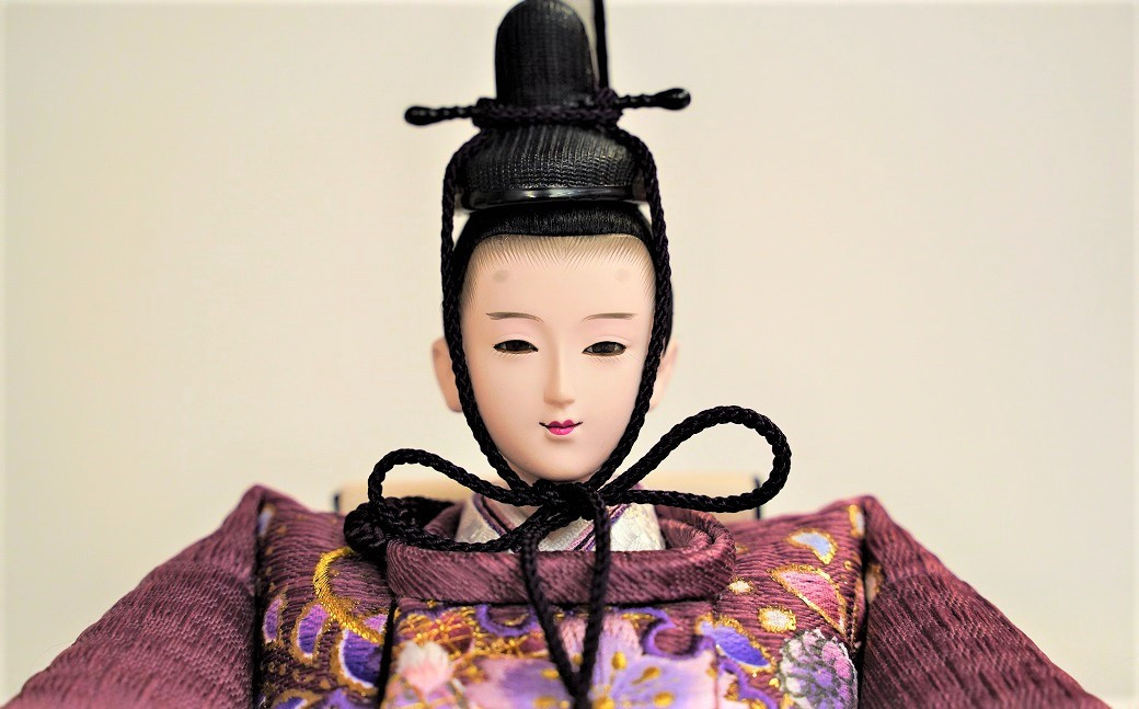 【収納飾りセット“山型重ね”】人形作り40年 “平安天鳳”作 京都西陣織 まどか 紅の匂ひ 手作り ひな祭り 木製 今どき かわいい おしゃれ モダン　H067-145