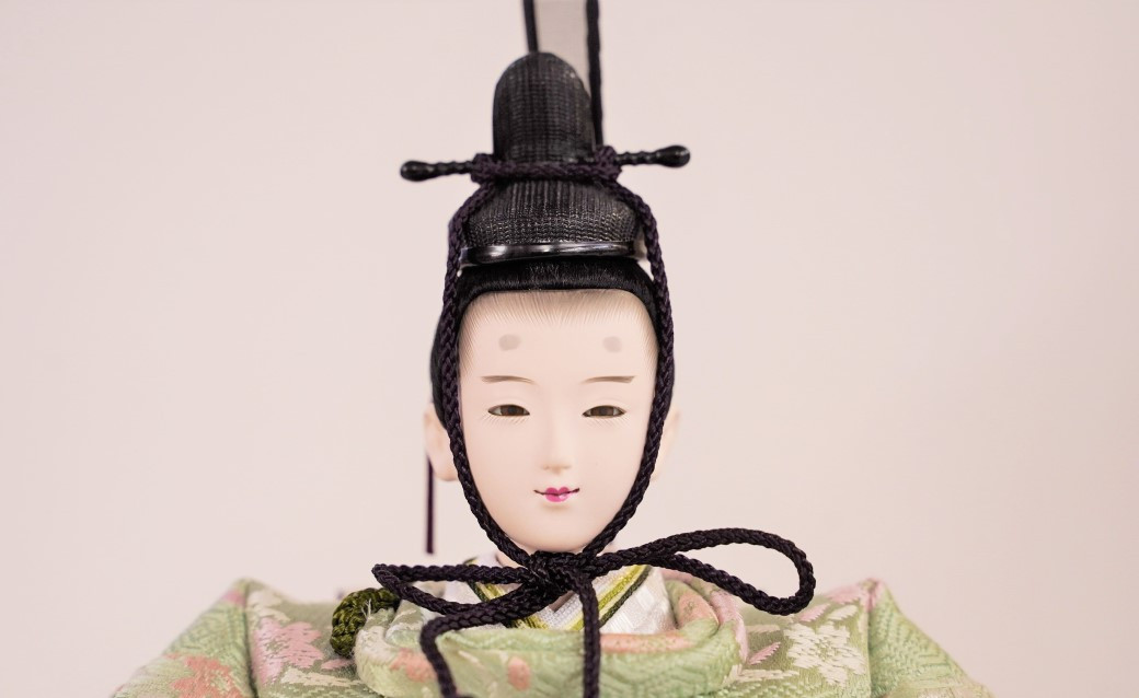 【収納飾りセット“有明”】人形作り40年 “平安天鳳”作 極上有職織物 京の舞 白撫子 手作り ひな祭り 木製 今どき かわいい おしゃれ モダン H067-152