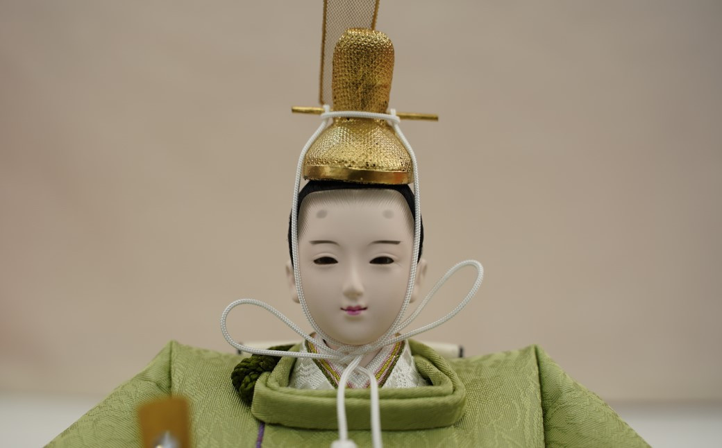 【収納飾りセット“山科”】人形作り40年 “平安天鳳”作 丹後ちりめん 人参草木染め 手作り ひな祭り 木製 今どき かわいい おしゃれ モダン 碧南 にんじん 人参 H067-153