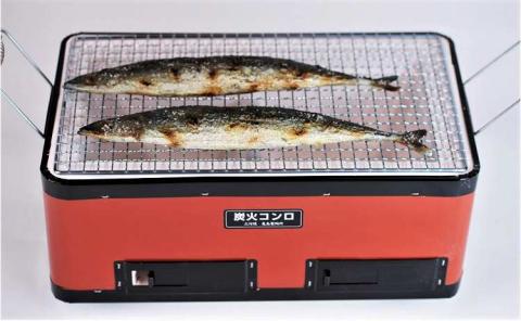 バーベキューコンロ鉄板（赤）　H023-048