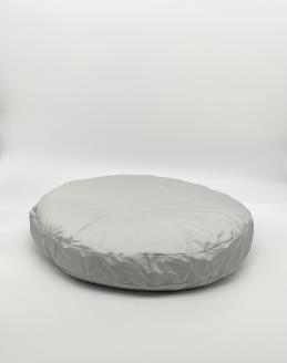 【たっぷり!!リアルダウン使用】円形タイプ ペット用 羽毛クッションセット ペットベッド 犬や猫が大好き!! H162-032