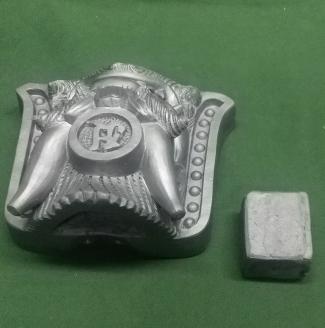 伝統工芸士の鬼師が作る守護鬼瓦シリーズ 守護鬼面(知恩院 隅鬼型)　H064-025