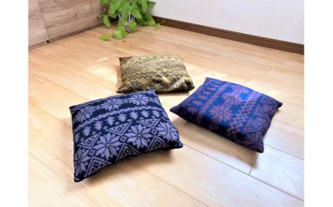 【リアルダウン使用】色お任せ! ノルディック柄 ミニペットベッド 羽毛クッション 犬や猫が大好き!! H162-037