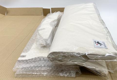 【リアルダウン使用】 ハンモックタイプの 羽毛ペットベッド クッション 犬や猫が喜ぶ！ H162-042