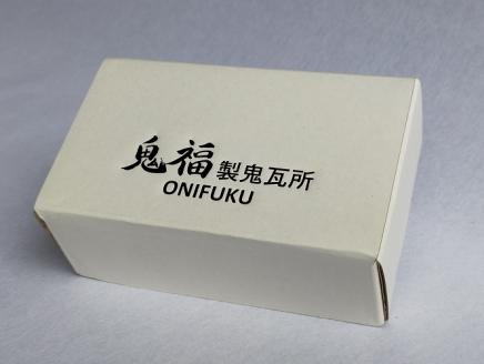 【家の守り神】鬼瓦ペーパーウェイト 1個（睨み顔の鬼瓦 小サイズ）　H104-035