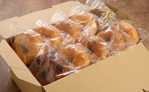 大人気の大きなベーグル！！わっぱ堂のふわもちベーグル15個セット 国産小麦使用 パン 自家製 個包装 焼きたて 便利 グルメ 高リピート 食べ比べ 詰め合わせ 朝食 おやつ ぱん 食品 瞬間冷凍  H049-038