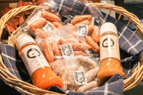 厳選三河豚ソーセージ＆ドレッシング 全6種 ミニサイズ  お弁当に最適　H094-035