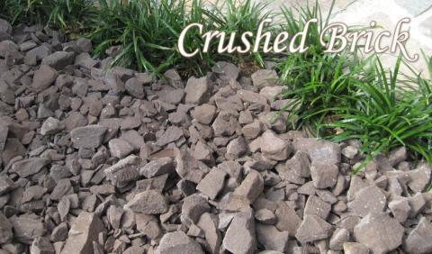 クラッシュブリック　ダークブラウン20kg H032-067