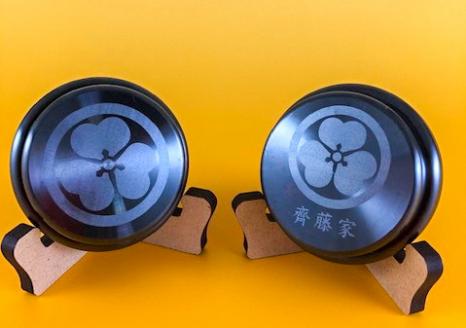 ＫＩＨＯの文鎮　紋【ＭＯＮ】　家紋レーザー加工　H084-036