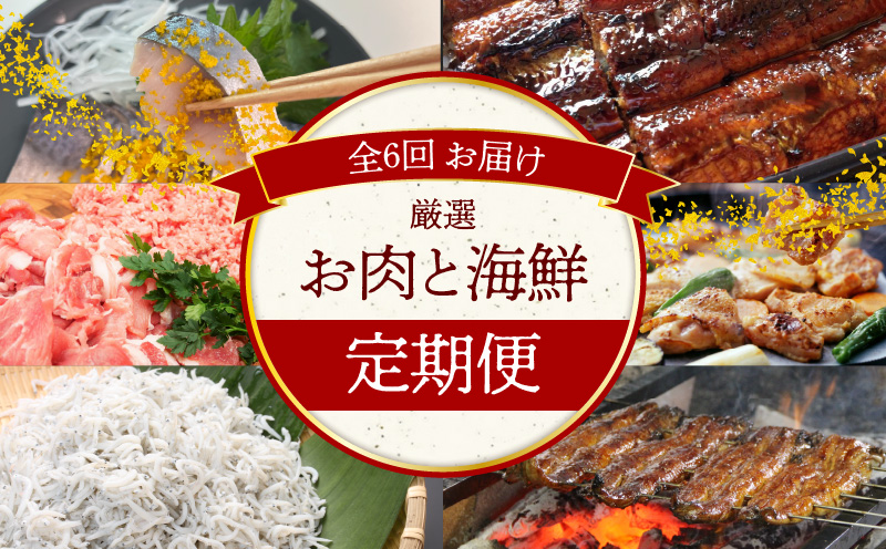 【お試し】お肉・海鮮　定期便（全6回お届け） H028-075