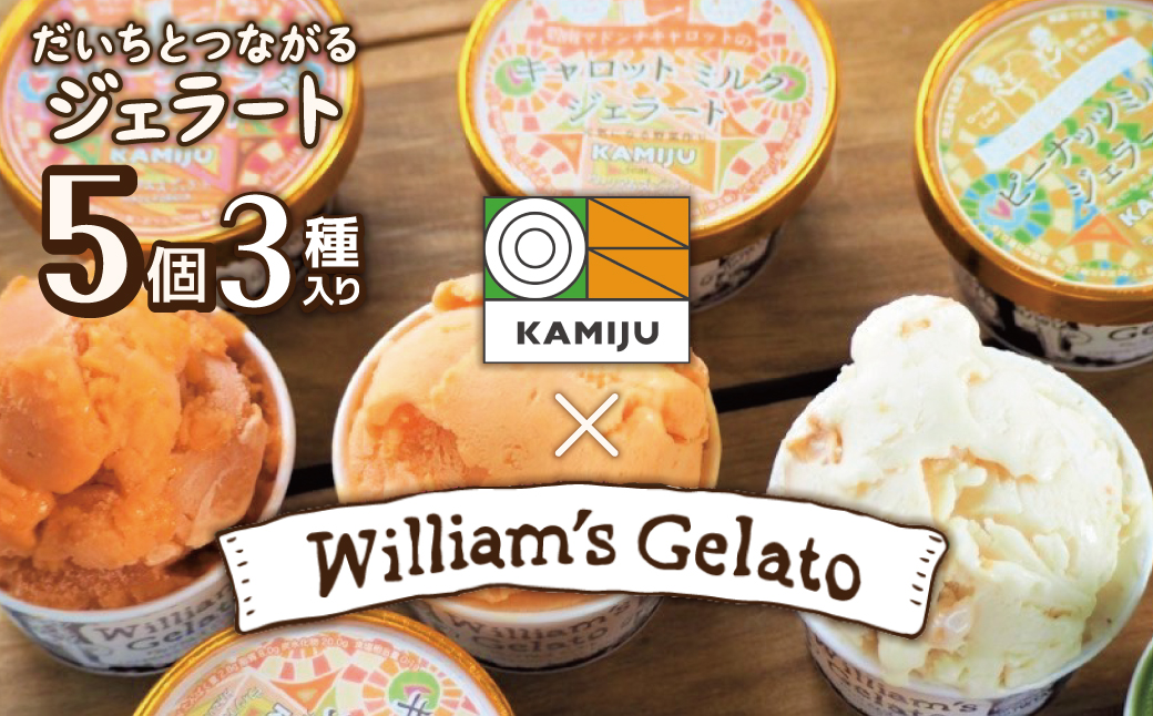 【3種のフレーバーを食べ比べ!!】だいちとつながるジェラート5個セット 映えるデザインが可愛いと話題に!! マドンナキャロット 地元野菜 甘い アイス スイーツ デザート 洋菓子 可愛い 詰め合わせ キャロットミルク フルーツサラダ ピーナッツミルク 自慢 冷たい にんじん 人参 落花生 ピーナッツ 農家 神重農産 H105-173