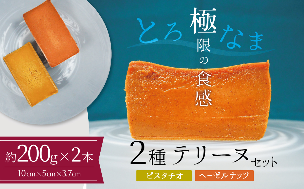 【テリーヌ専門店L】（約２００g）ピスタチオ・ヘーゼルナッツの2種のテリーヌセット【グルテンフリー・保存料不使用】ピスタチオ ナッツ ホワイトチョコ スイーツ デザート フレンチ H173-052