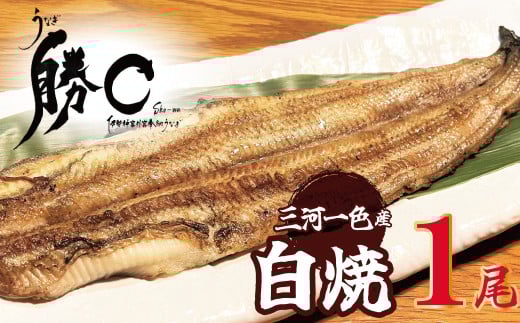 【備長炭で焼く“いい焦がし”】三河一色産うなぎの白焼 1尾 鰻 ウナギ 白焼き 国産 備長炭 土用 丑の日 冷凍 三河一色産 H189-010