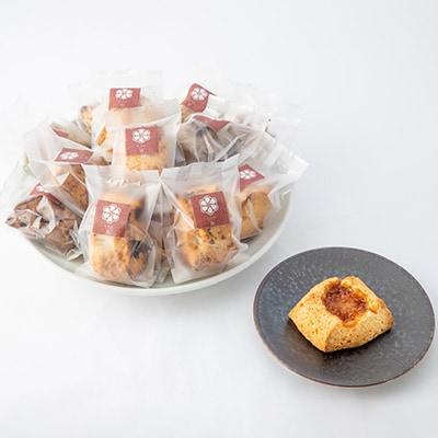 安城市【手作りジャムと焼き菓子のお店　むかか】季節のスコーン15個詰め合わせ【配送不可地域：離島】