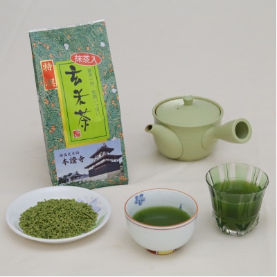 富光園のこだわり　特選抹茶「松」1本と「抹茶入り玄米茶」2本のセット