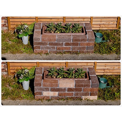 〈DIY入門編〉ミニ花だん仮組セット【複数個口で配送】