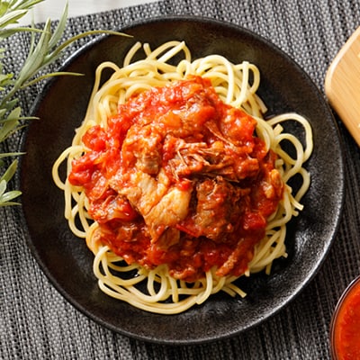 牛すじトマト煮込みパスタセット【配送不可地域：離島】