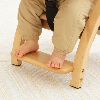 yamatoyaベビーチェア　アーチ木製ローチェア3　ホワイトウォッシュ