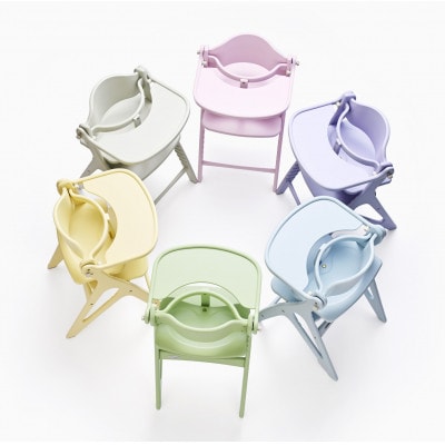 yamatoyaベビーチェア　アッフルソルベチェア　マスカット　セーフティチェアベルト付き