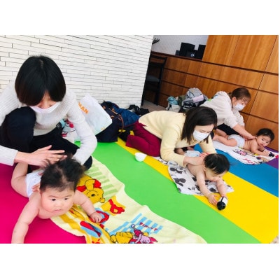 親子で体験　anjo_bebimaのベビーマッサージレッスン♪　