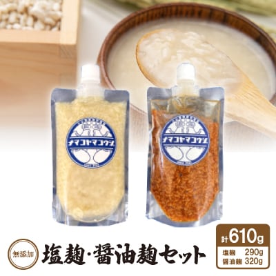 無添加　塩麹・醤油麹セット【配送不可地域：離島】