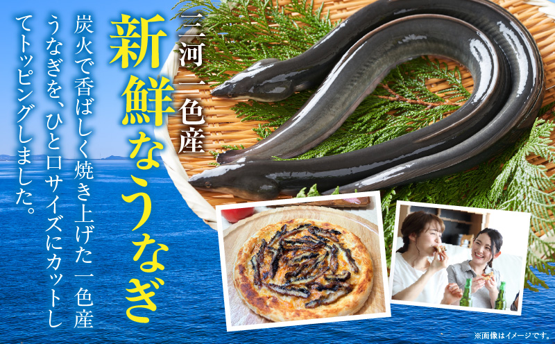 一色産うなぎピザ　3枚セット・K330