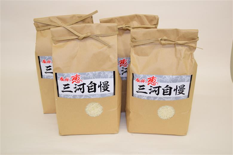 【令和7年産】西三河農業協同組合推奨　こしひかり精米2kg×4袋(三河自慢)・N014-25