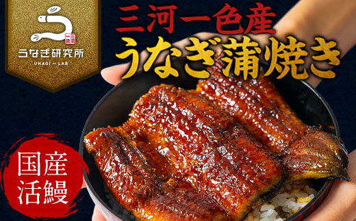 【12月限定　特別提供】三河一色産うなぎ蒲焼　カット4個(計280g以上)・R009_c1