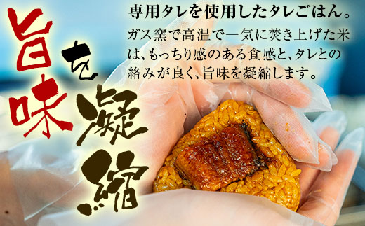 三河一色産うなぎ使用 うなぎおにぎり5個・R011