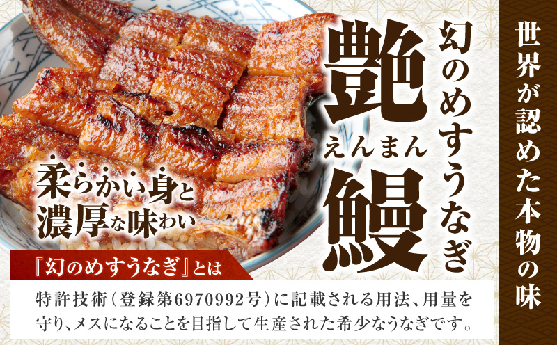 三河一色産　幻のめすうなぎ艶鰻　白焼2尾・T120