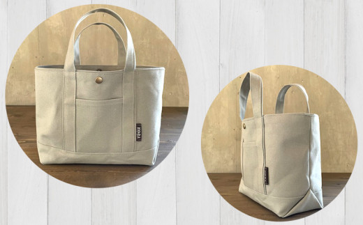 帆布トートバッグ(グレー)・H032-24