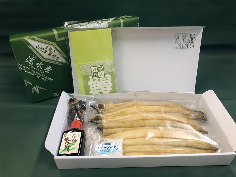 【訳アリ】三河一色産こだわりの手焼き白焼うなぎ（3～5尾冷凍）・H024-25