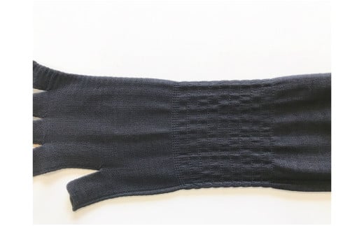 手のマスク　肌にやさしいUVカット手袋　ロング丈1双・I018-10