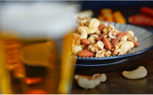 【無塩】素焼きミックスナッツ1.2kg（ミックスナッツ240g×5袋）・M101