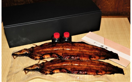 三河一色産　うなぎ手焼き【蒲焼パック2尾(1尾150g～180g)】・U033-25